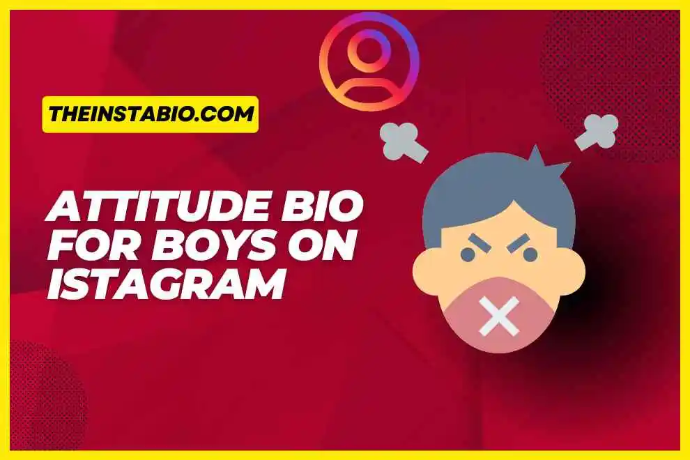 attitude bio for instagram for boy